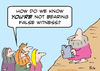 Cartoon: Moses bears false witness? (small) by rmay tagged commandment,moses,bear,false,witness