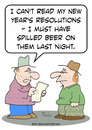 Cartoon: new years resolutions beer (small) by rmay tagged new,years,resolutions,beer