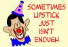 Cartoon: Obama as a clown lipstick (small) by rmay tagged obama as clown lipstick