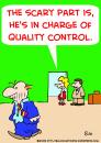 Cartoon: QUALITY CONTROL (small) by rmay tagged quality,control