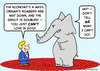 Cartoon: republican obama elephant (small) by rmay tagged republican,obama,elephant