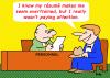 Cartoon: RESUME OVERTRAINED ATTENTION (small) by rmay tagged resume,overtrained,attention
