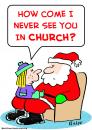 Cartoon: santa claus church (small) by rmay tagged santa,claus,church