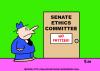 Cartoon: SENATE ETHICS NO FATTIES (small) by rmay tagged senate,ethics,no,fatties