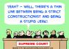 Cartoon: SUPREME COURT STUPID JERK (small) by rmay tagged supreme,court,stupid,jerk