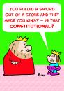 Cartoon: SWORD STONE (small) by rmay tagged sword,stone,constitutional,king