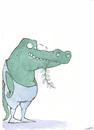 Cartoon: Crocodile tears (small) by HAMED NABAHAT tagged crocodile,tears